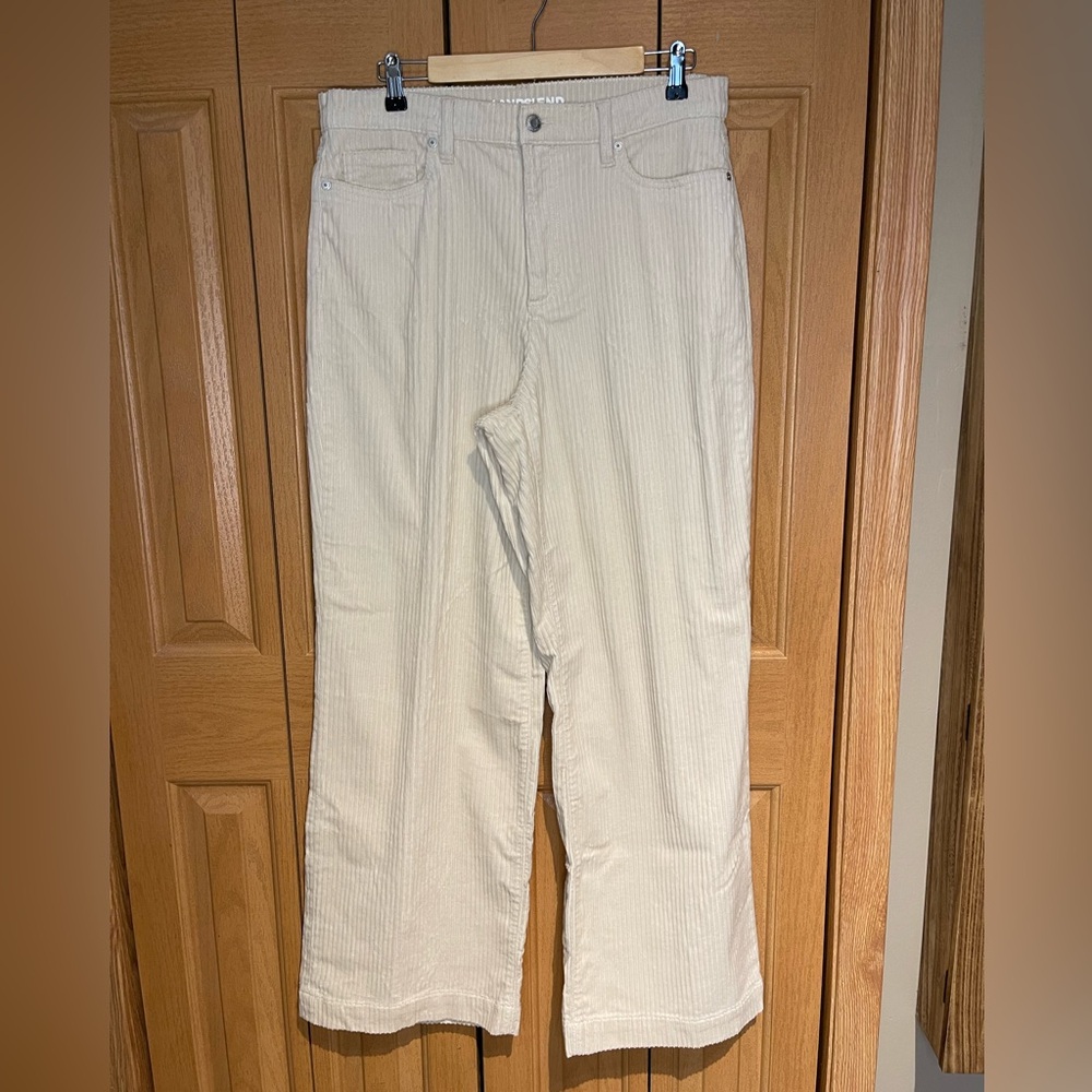 Women’s Land’s End wide leg corduroy pants